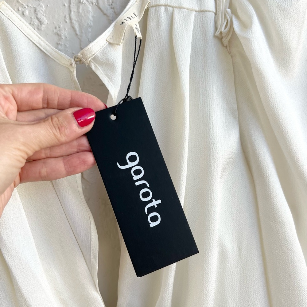 Mable maxi dress with strong sleeves and ruching NWT - Picture 6 of 11